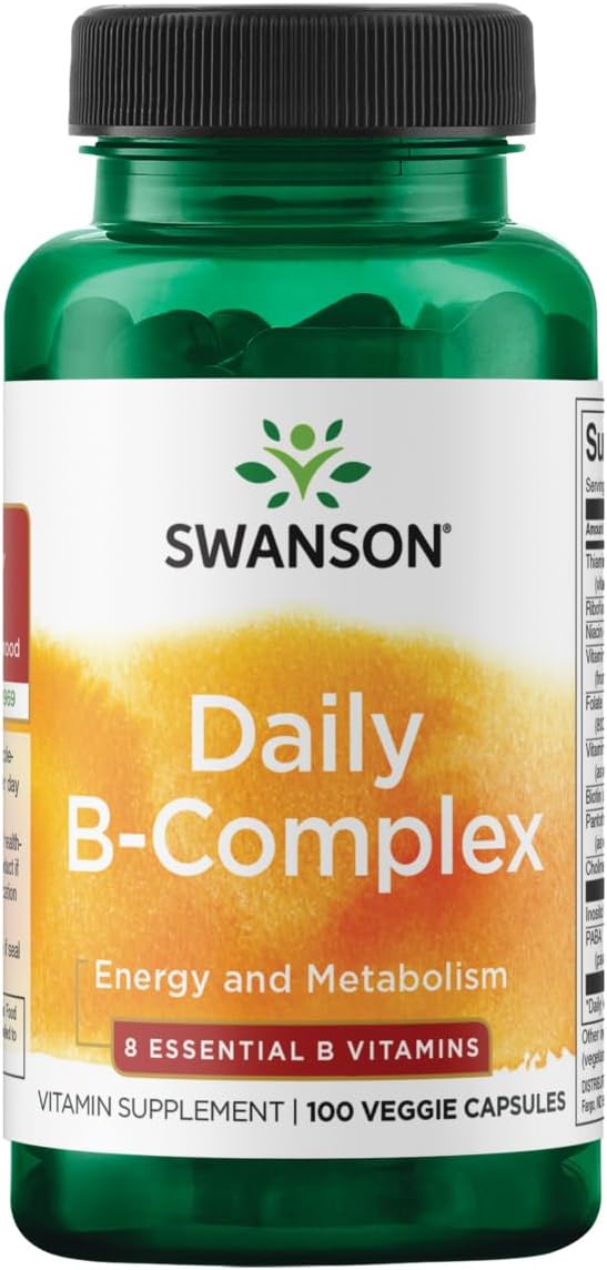 Swanson Daily B-Complex Vegetarian Capsules - 100 Count
