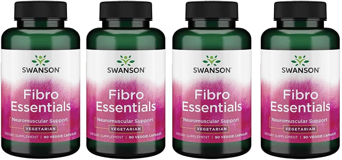 Swanson Fibro Essentials 360 Veg Capsules - Pack of 4