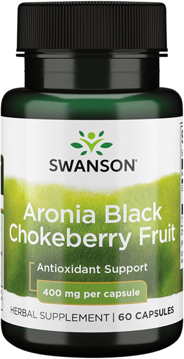 Swanson Full Spectrum Aronia (Chokeberry) Capsules - 400mg, 60 Count