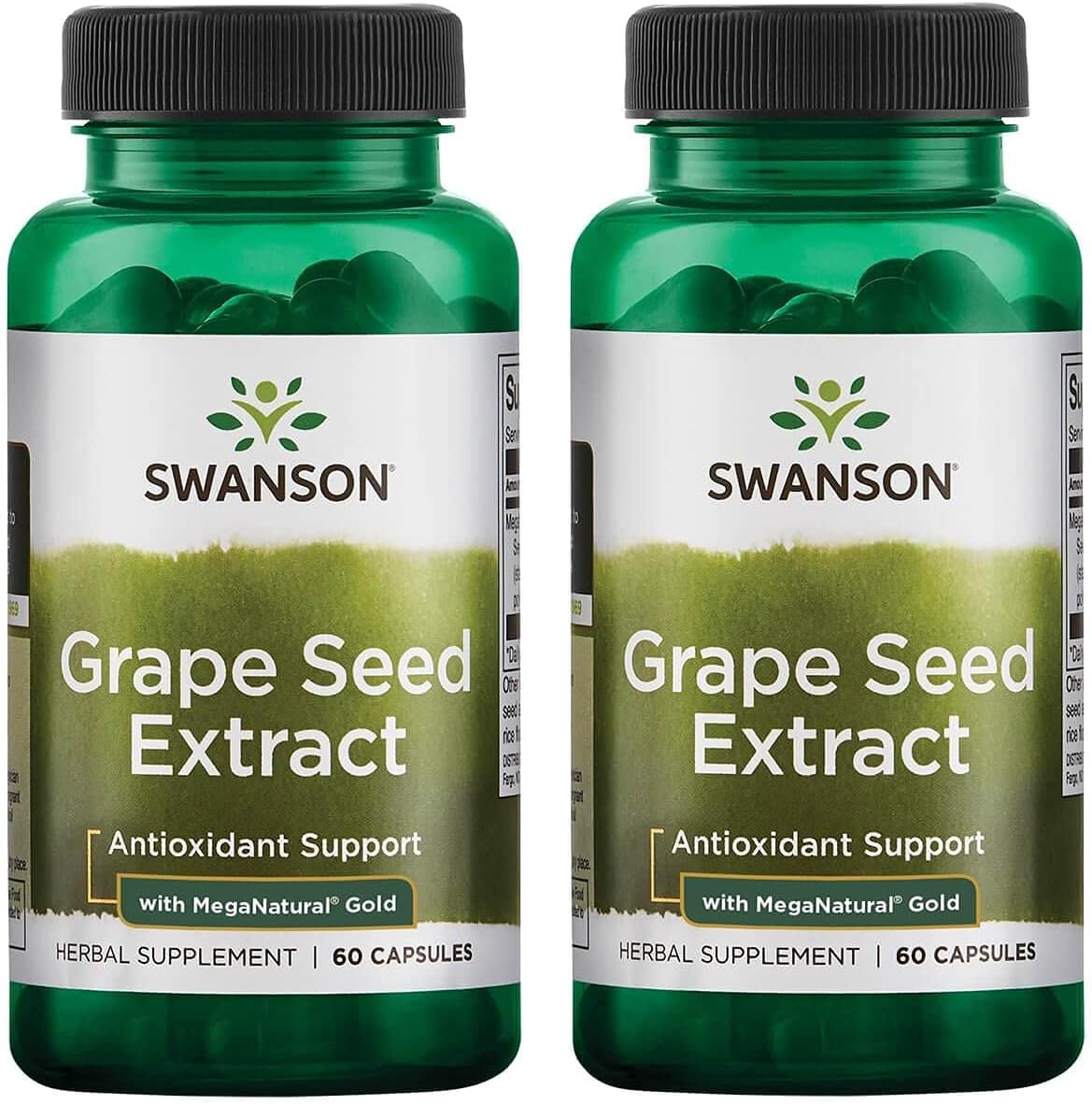 Swanson Meganatural Gold Grape Seed Extract Capsules - 2 Pack