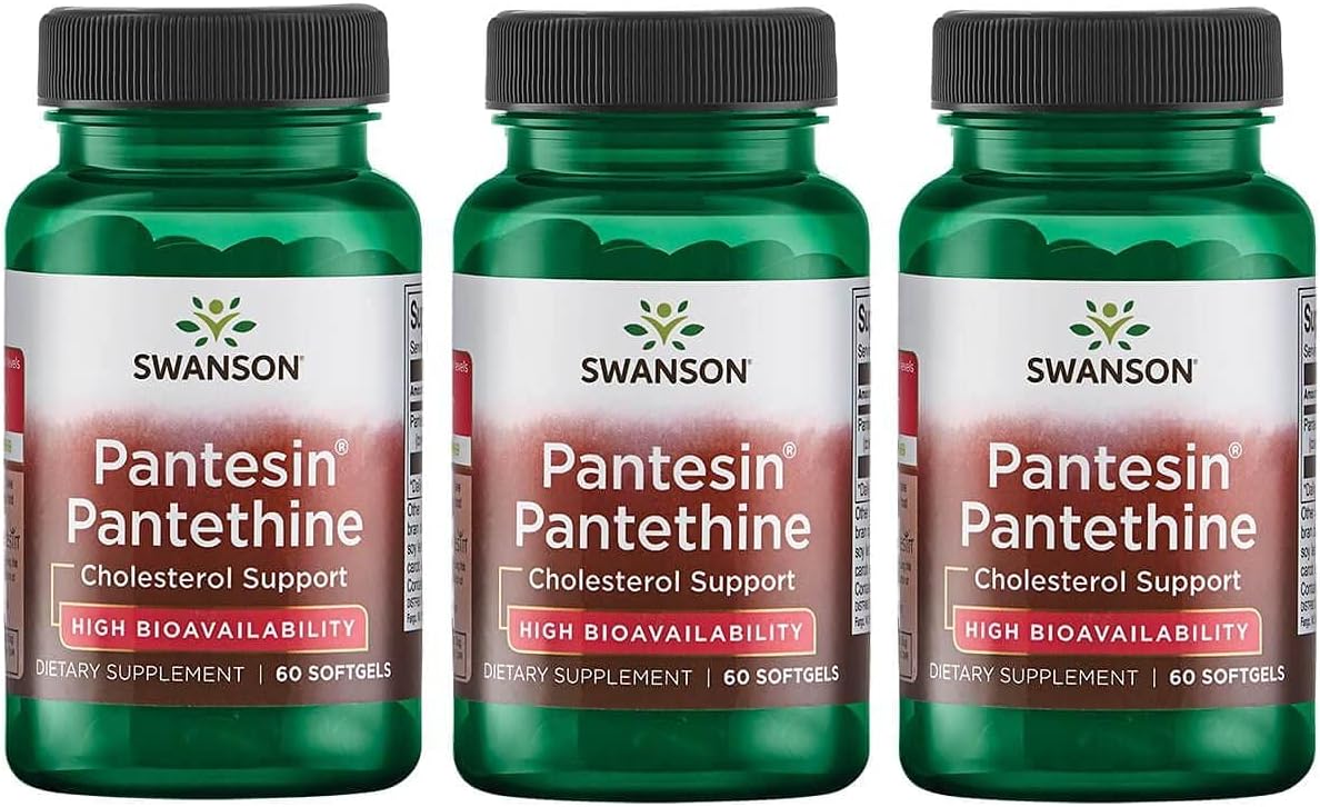 Swanson Pantesin Pantethine 300 mg Softgels - Pack of 180