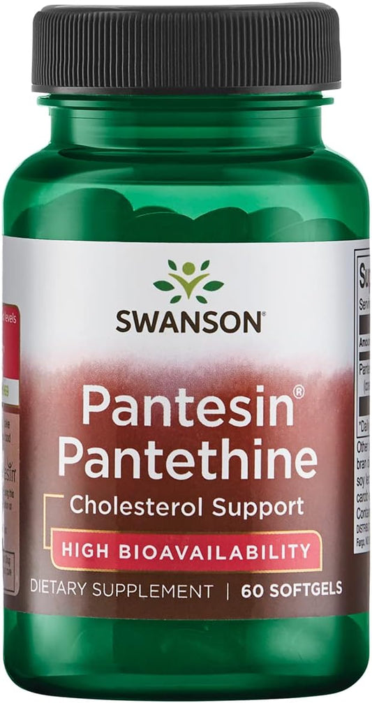 Swanson Pantesin Pantethine 300mg Softgels - 60 Count