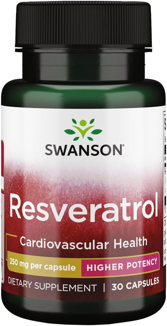 Swanson Resveratrol 250mg Capsules - 30 Count