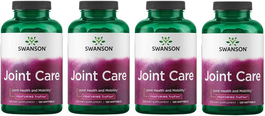 Swanson Truflex Joint Care Supplement 120 Softgels - 4 Pack