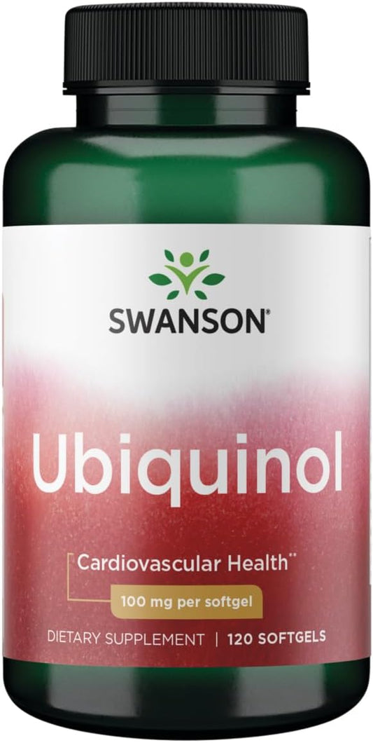 Swanson Ubiquinol 100mg Softgels - 120 Count