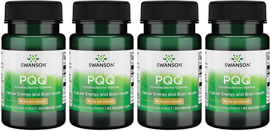 Swanson Ultra Pqq Pyrroloquinoline Quinone 10 mg 30 Veg Caps - Pack of 4