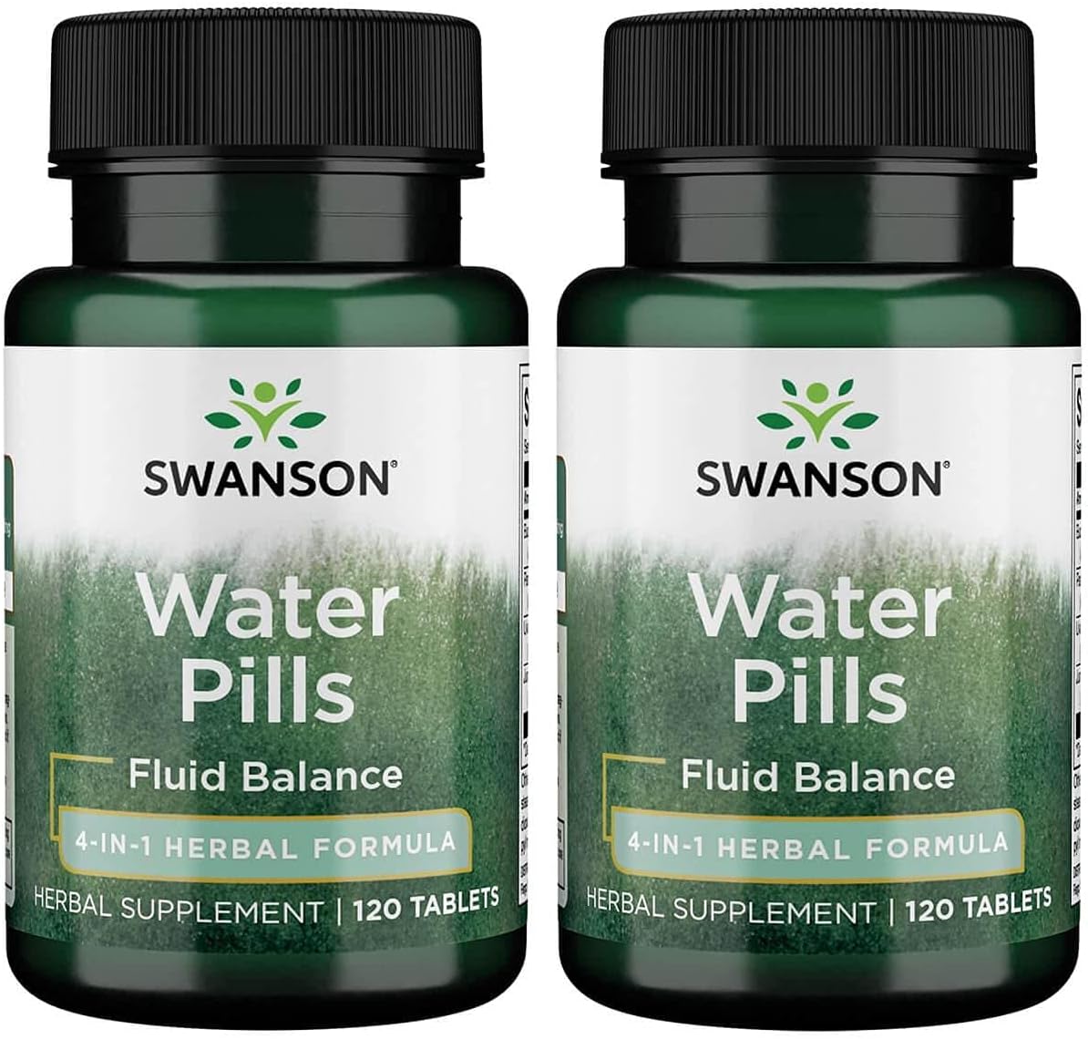Swanson Water Pills 240 Tablets - Twin Pack for Natural Diuretic Support