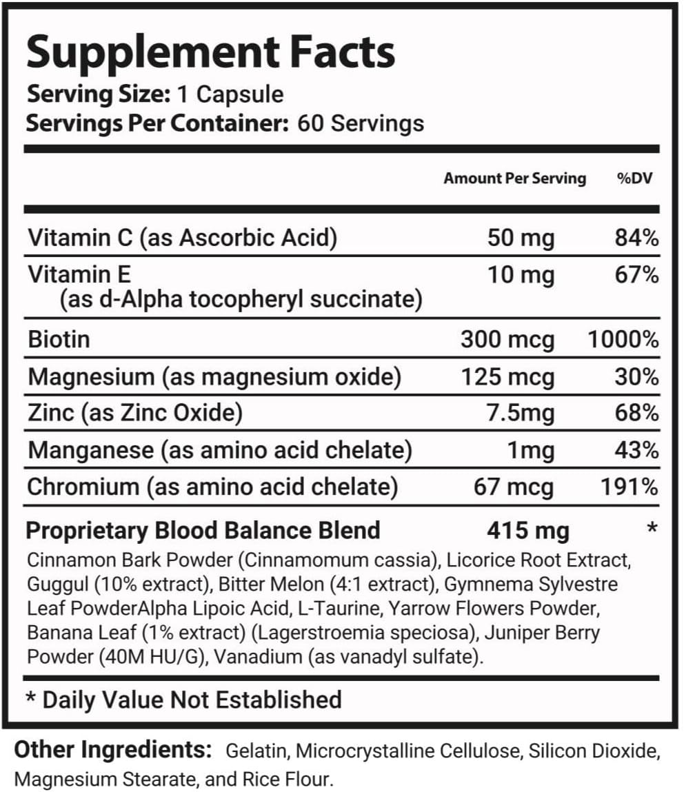 Sweet Relief Glycogen Support Capsules for Overall Wellness - Blood Vessel Cleaner with Advanced Formula - 60 Capsules