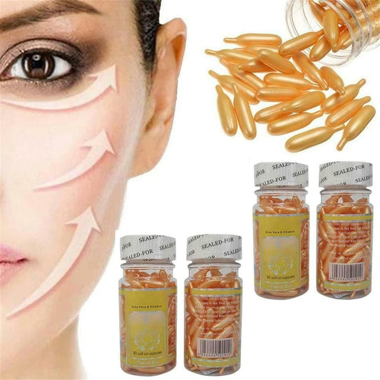 SWIMYAR Vitamin E Capsules for Skin Care - Eliminate Wrinkles and Dark Spots - 100% Natural