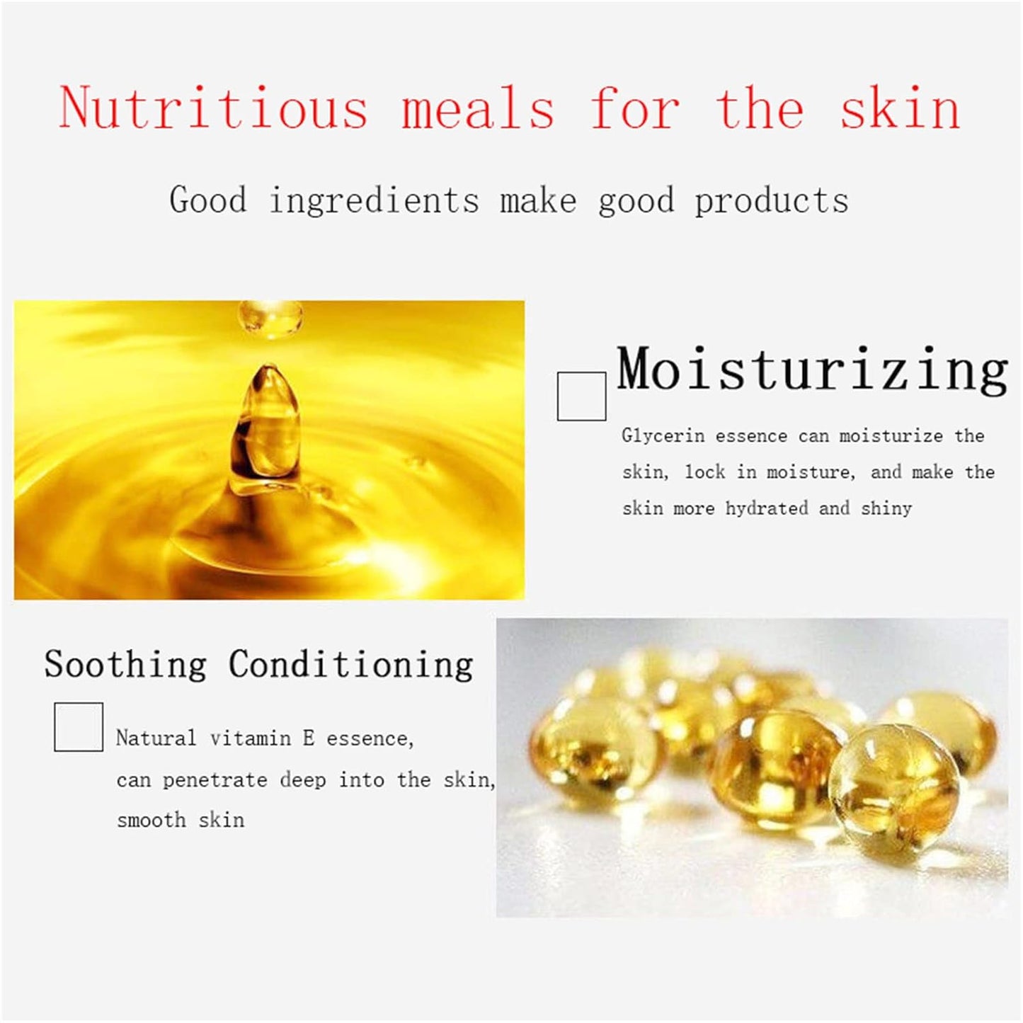 SWIMYAR Vitamin E Capsules for Skin Care - Eliminate Wrinkles and Dark Spots - 100% Natural