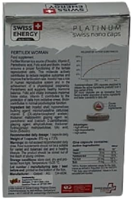 Swiss Energy Fertilax Woman: 30 Sustained Release Capsules for Female Fertility Boost