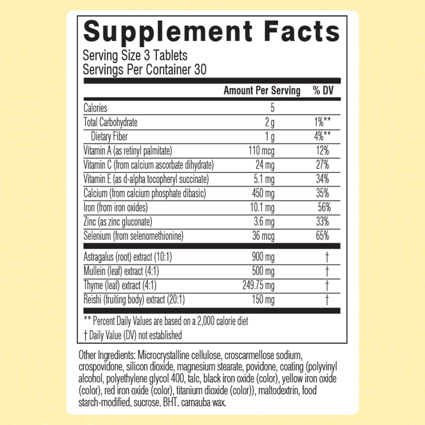 Swisse Lung Health Tablets | Enhances Respiratory Health with Mullein Leaf & Reishi | Boosts Immune System with Zinc & Vitamin C | 90 Tabs