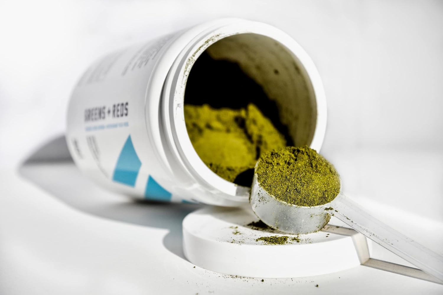 Swolverine Super Greens & Reds Powder with Spirulina, Chlorella, Wheat Grass, Pomegranate, Beet Root, Turmeric - Natural Orange Flavor (30 Servings)