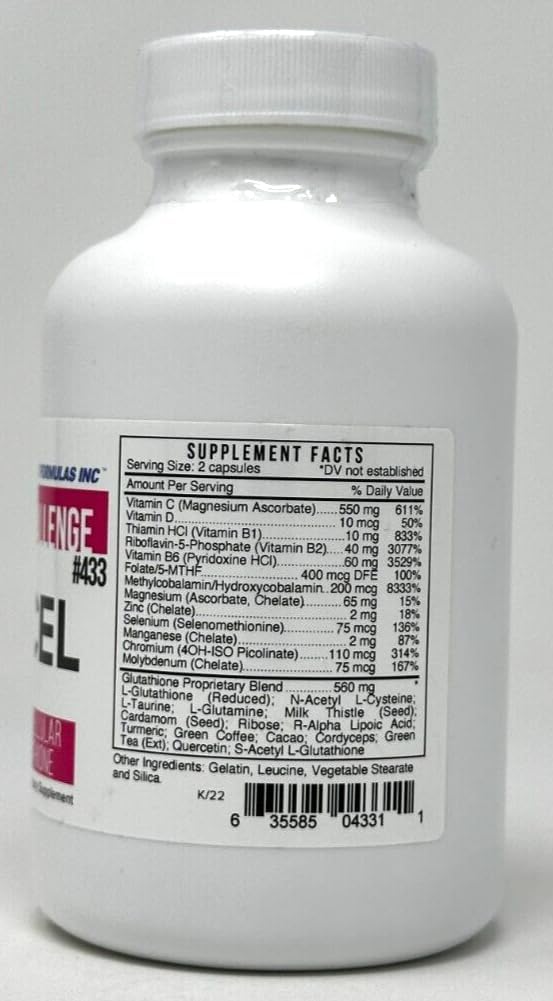 Systemic Formulas #433 GCEL - Cellular Energy Support Supplement