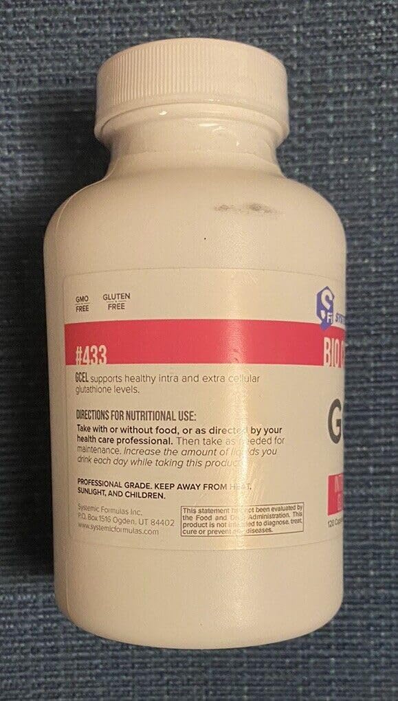 Systemic Formulas #433 GCEL - Cellular Energy Support Supplement