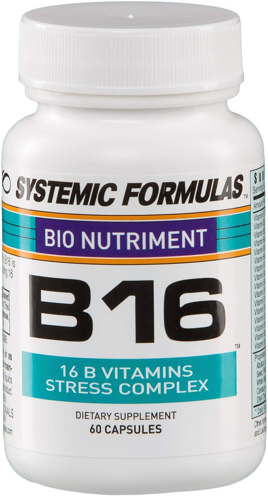 Systemic Formulas Stress Complex #115-16B Supplement - Natural Stress Relief Formula