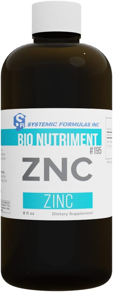 Systemic Formulas ZNC-Zinc Chelate Liquid Supplement - 8 fl. oz. - #195