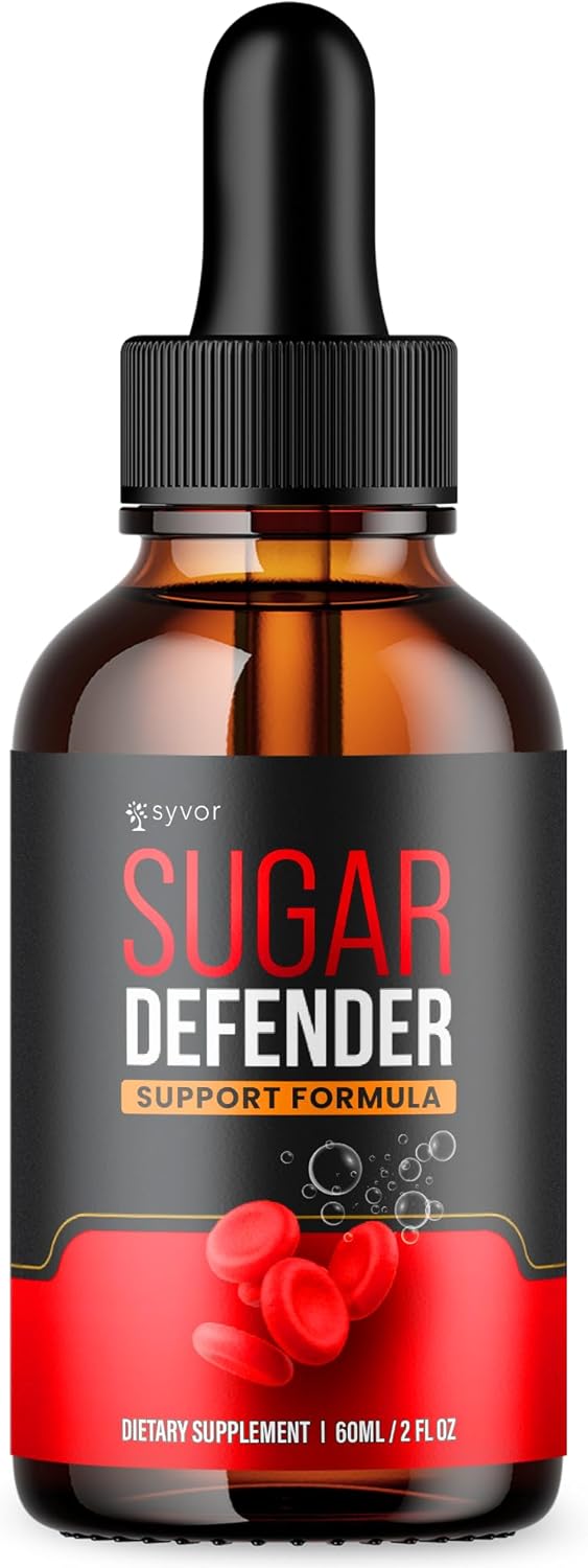 Syvor Sugar Defender Maximum Strength Liquid Drops - Advanced Support Supplement for Health and Wellness (30 Servings)