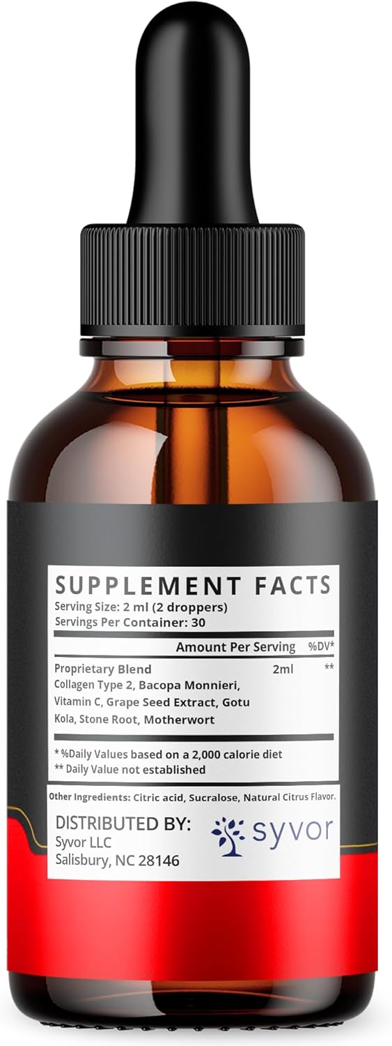 Syvor Sugar Defender Maximum Strength Liquid Drops - Advanced Support Supplement for Health and Wellness (30 Servings)