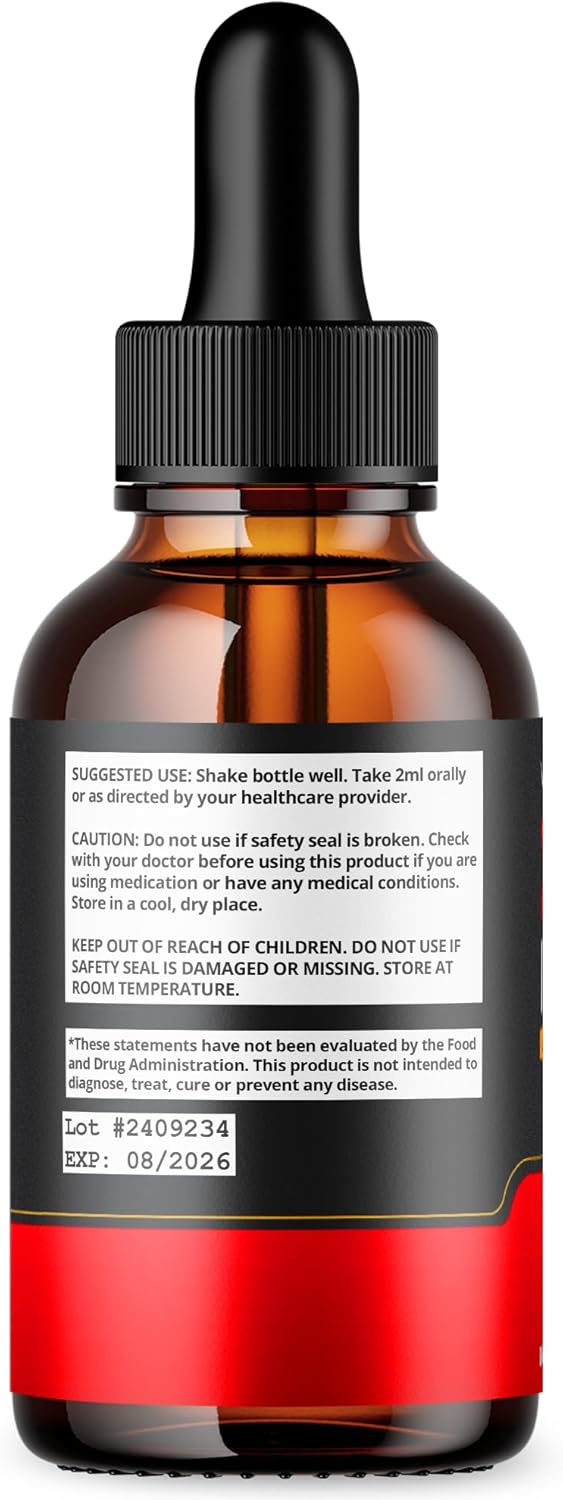 Syvor Sugar Defender Maximum Strength Liquid Drops - Advanced Support Supplement for Health and Wellness (30 Servings)