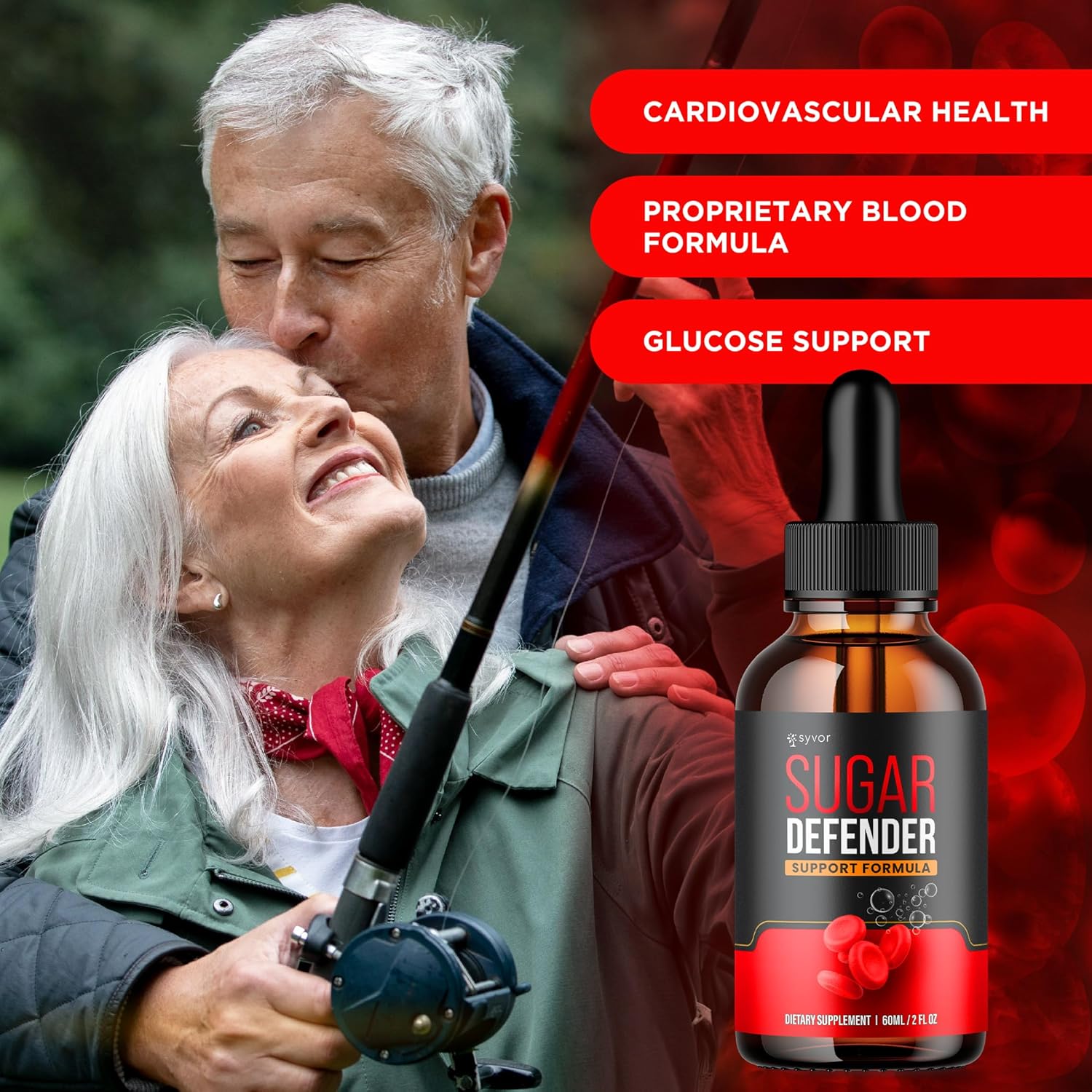 Syvor Sugar Defender Maximum Strength Liquid Drops - Advanced Support Supplement for Health and Wellness (30 Servings)