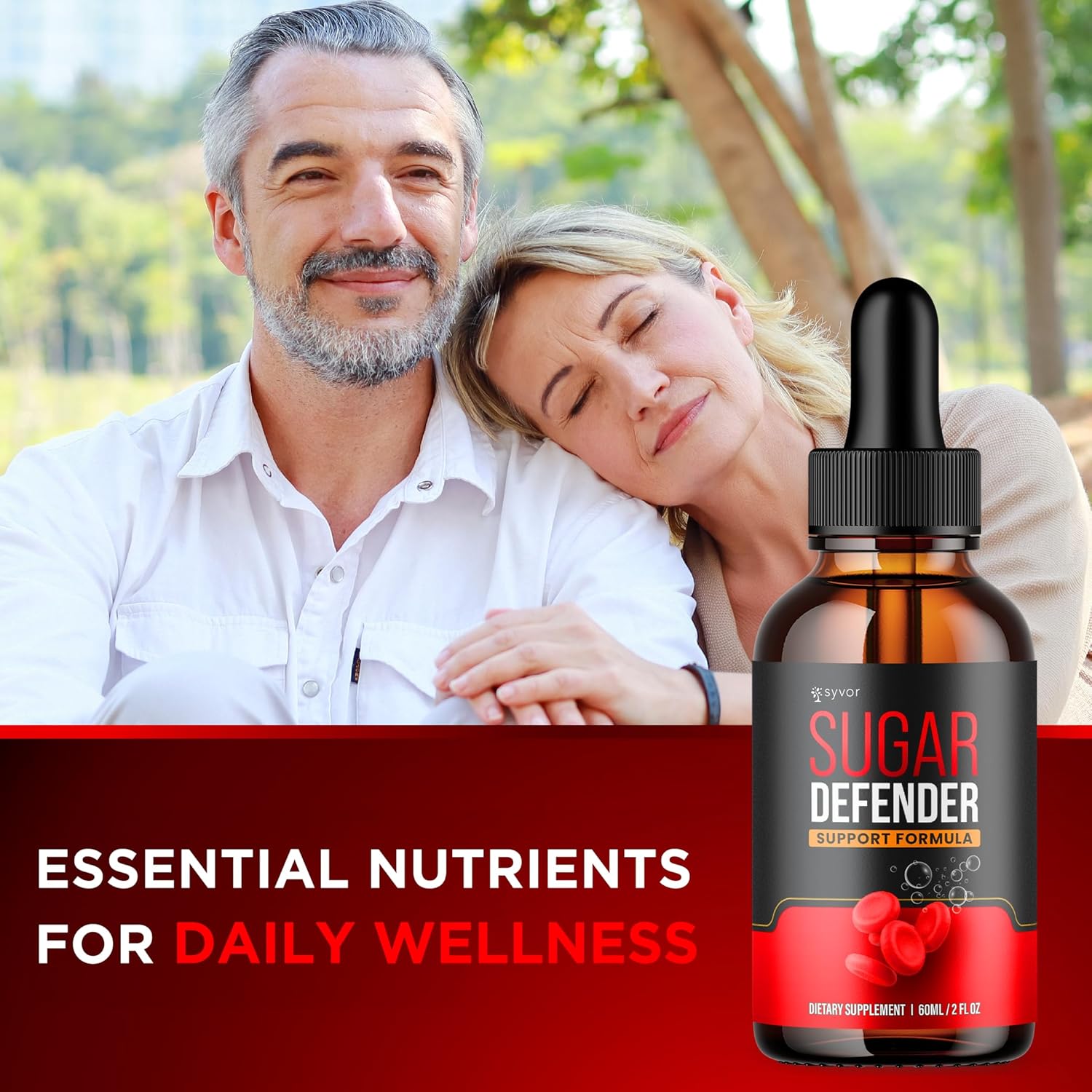Syvor Sugar Defender Maximum Strength Liquid Drops - Advanced Support Supplement for Health and Wellness (30 Servings)