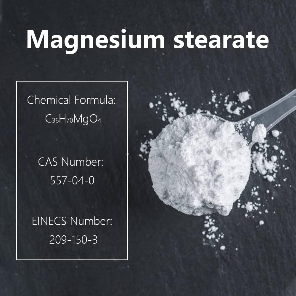 T-MILES 99% Magnesium Stearate 250g/8.8oz - Food Grade, Cosmetic Ingredient CAS 557-04-0