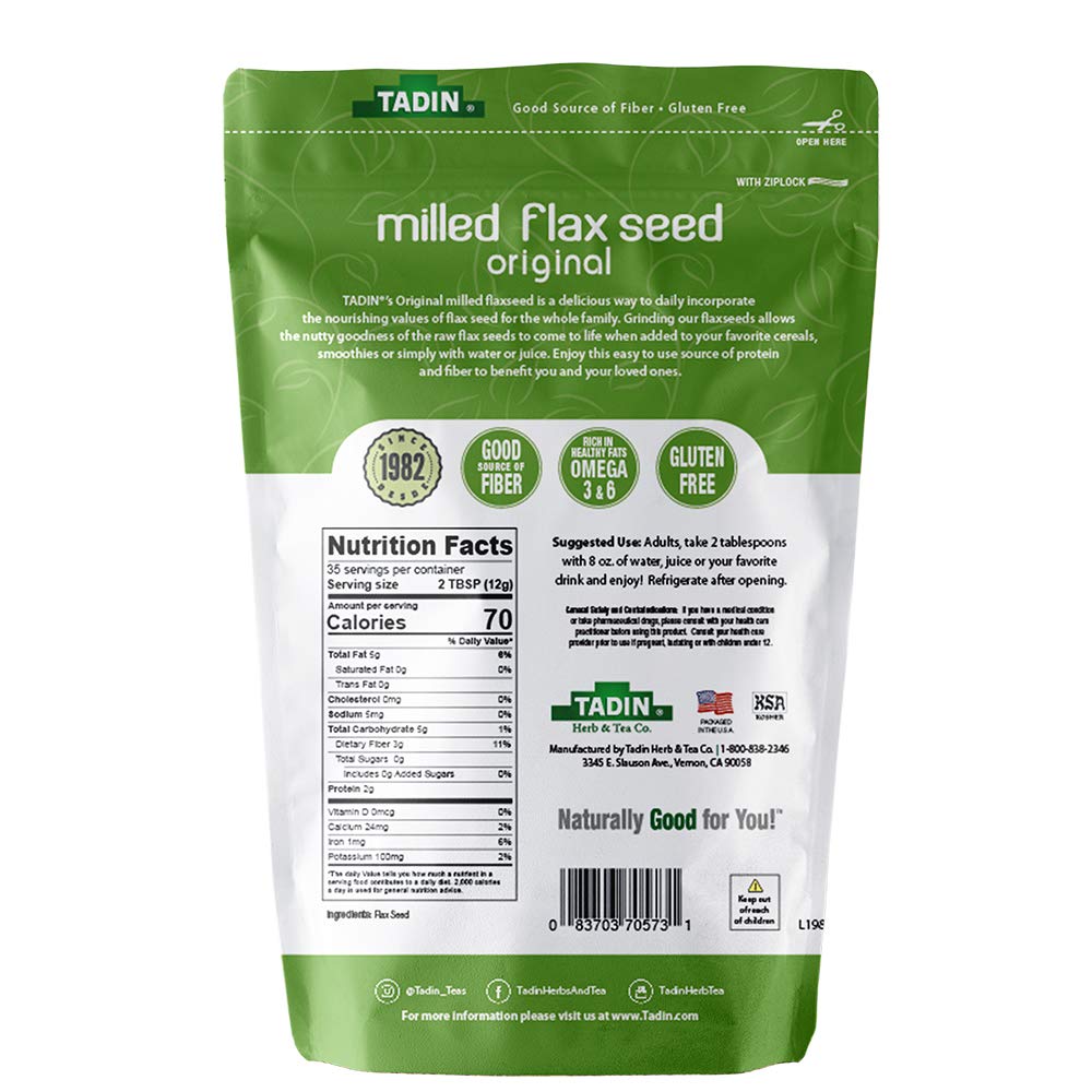 Tadin Linaza Flaxseed Ground Powder 15-Oz - Single Pack