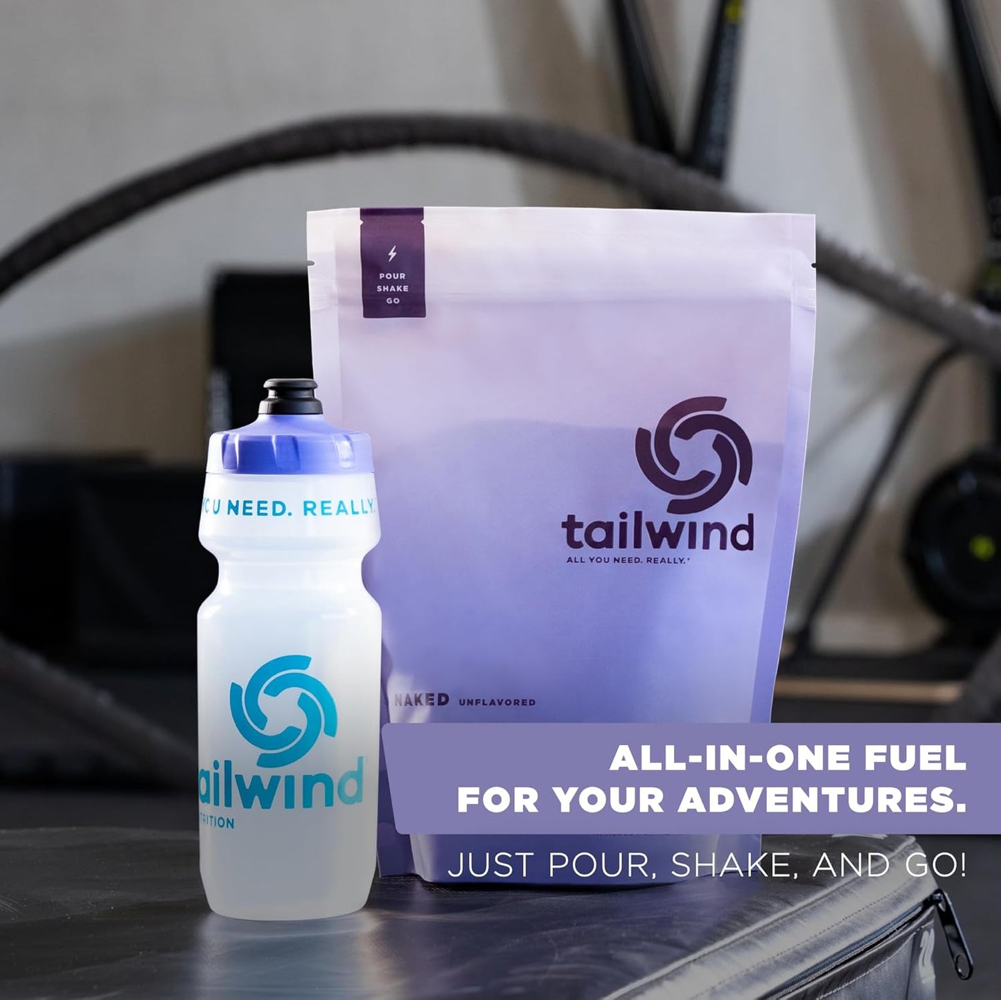 Tailwind Nutrition Endurance Fuel: Vegan Sports Drink Powder Mix with Electrolytes - Non-GMO, Gluten-Free, Dairy-Free, Naked Unflavored, 30 Servings
