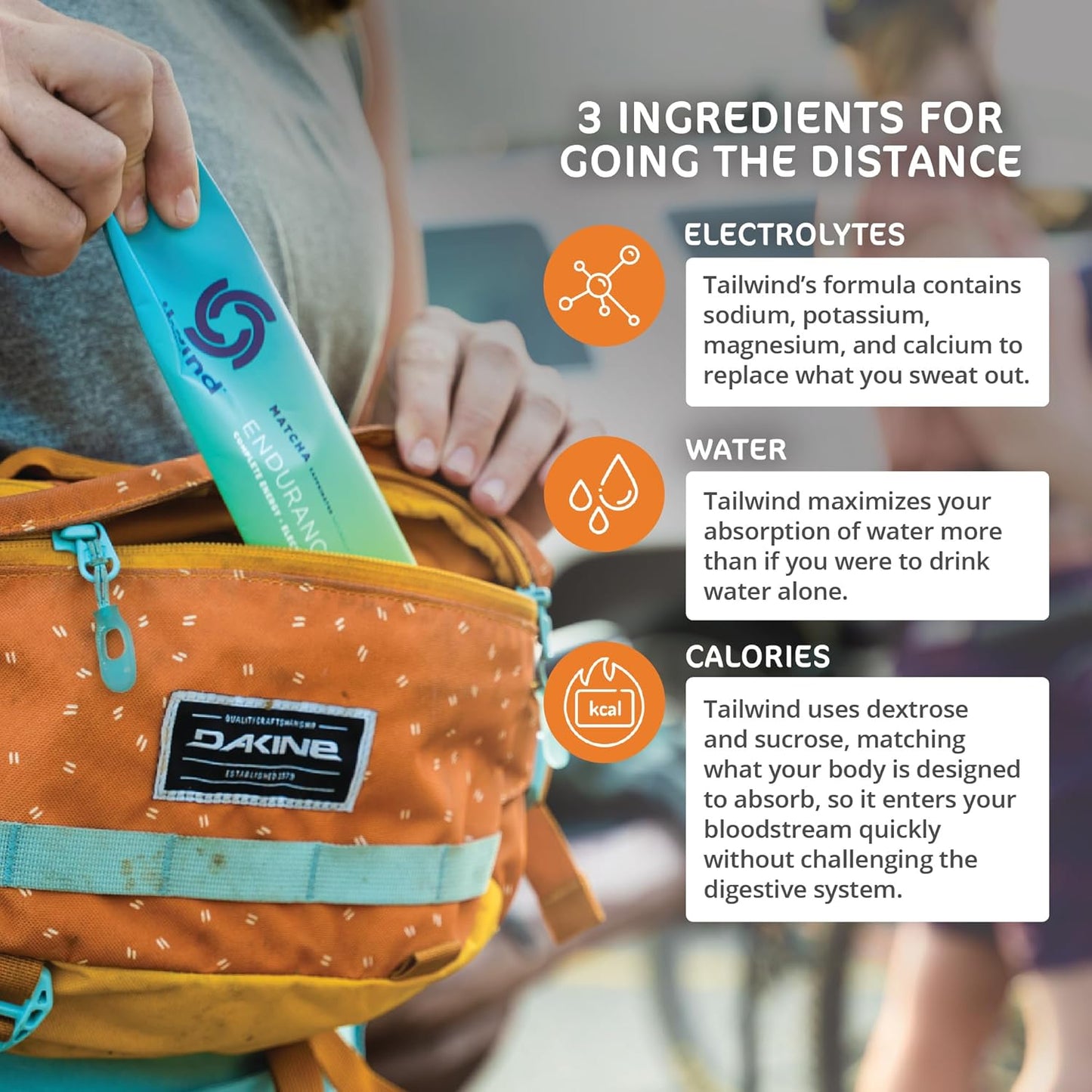 Tailwind Nutrition Grab-and-Go Endurance Fuel Assorted Flavors Pack of 8 - Hydration Drink Mix with Electrolytes, Carbs - Non-GMO, Gluten-Free, Vegan