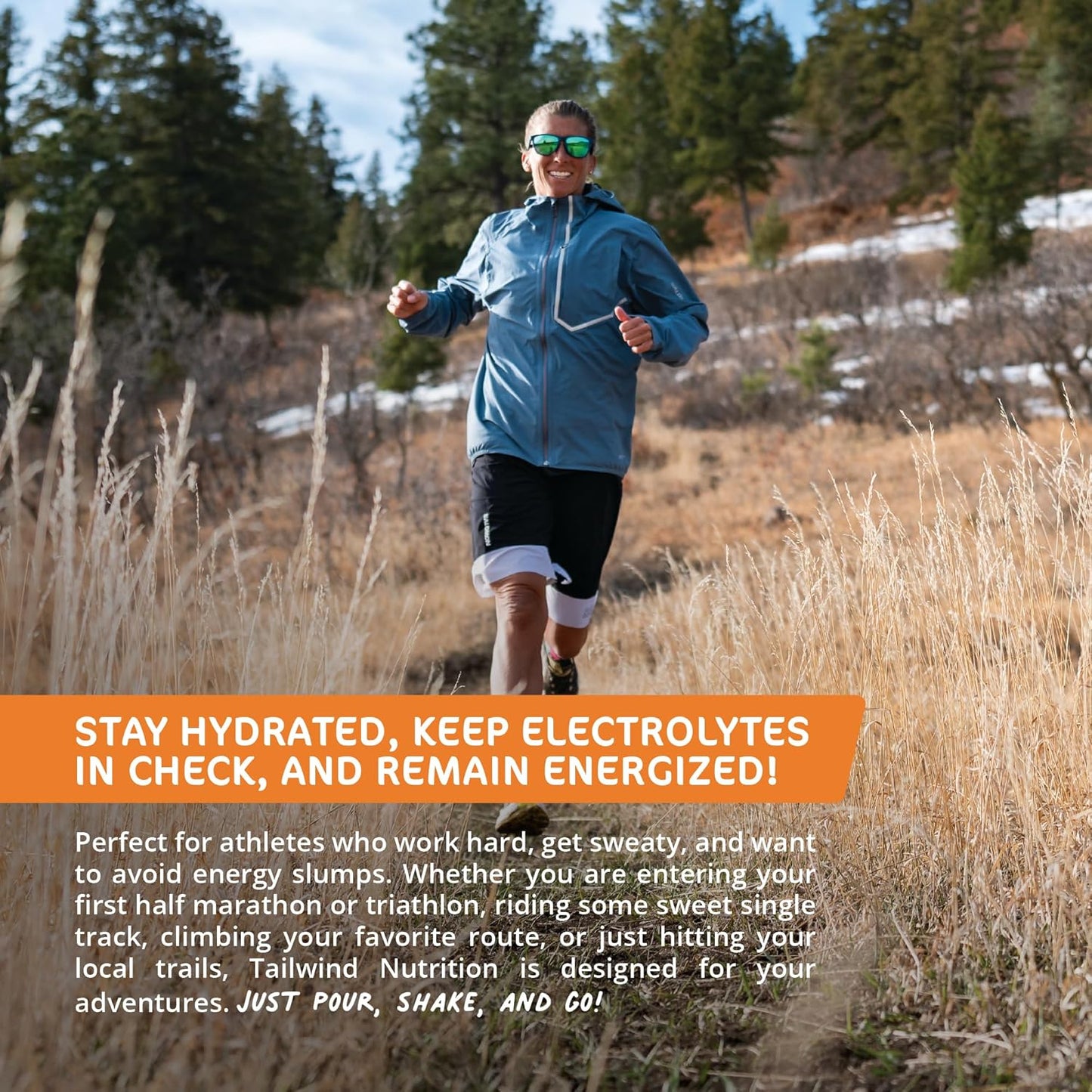 Tailwind Nutrition Grab-and-Go Endurance Fuel Assorted Flavors Pack of 8 - Hydration Drink Mix with Electrolytes, Carbs - Non-GMO, Gluten-Free, Vegan