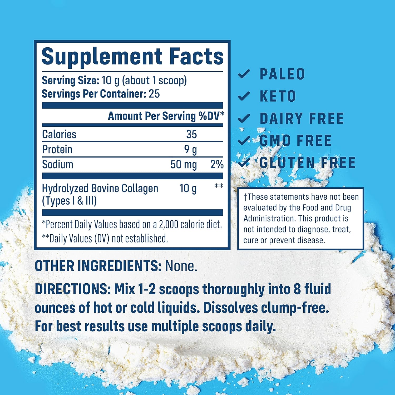 Tangerine Electrolyte Drink Mix with BCAA and Collagen - NativePath Hydrate Duos