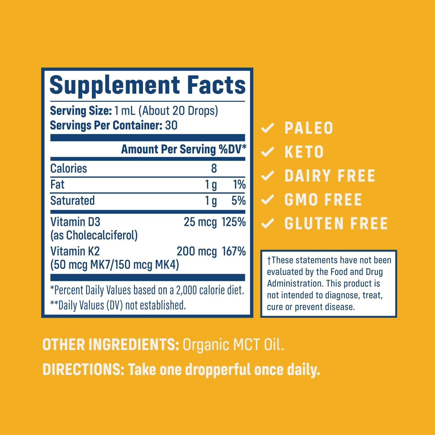 Tangerine Electrolyte Drink Mix with BCAA and Vitamin D3K2 - NativePath Hydrate Duos