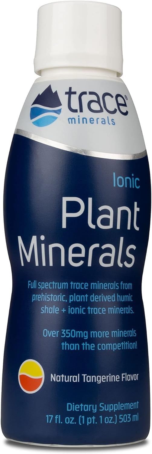 Tangerine Liquid Ionic Plant Minerals Dietary Supplement - Certified Vegan, Non GMO, Gluten Free - 17 Fl Oz