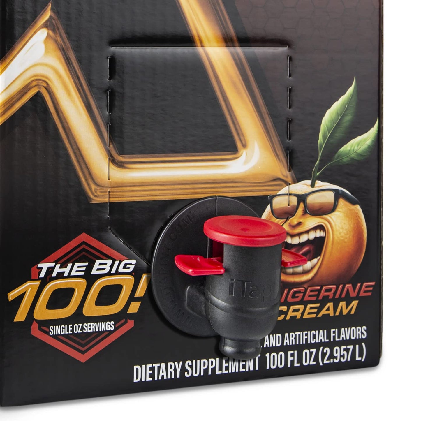 Tangerine Scream XMODE Energy Shots Dispenser - 100 Servings, 150mg Caffeine Per Oz - BoostGo Australia