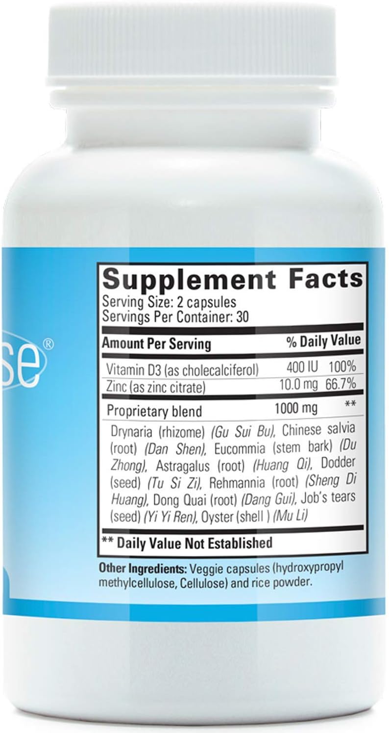 Tango OsteoPhase Bone Support Supplement for Healthy Bones - 60 Vegetarian Capsules to Regulate Calcium Levels