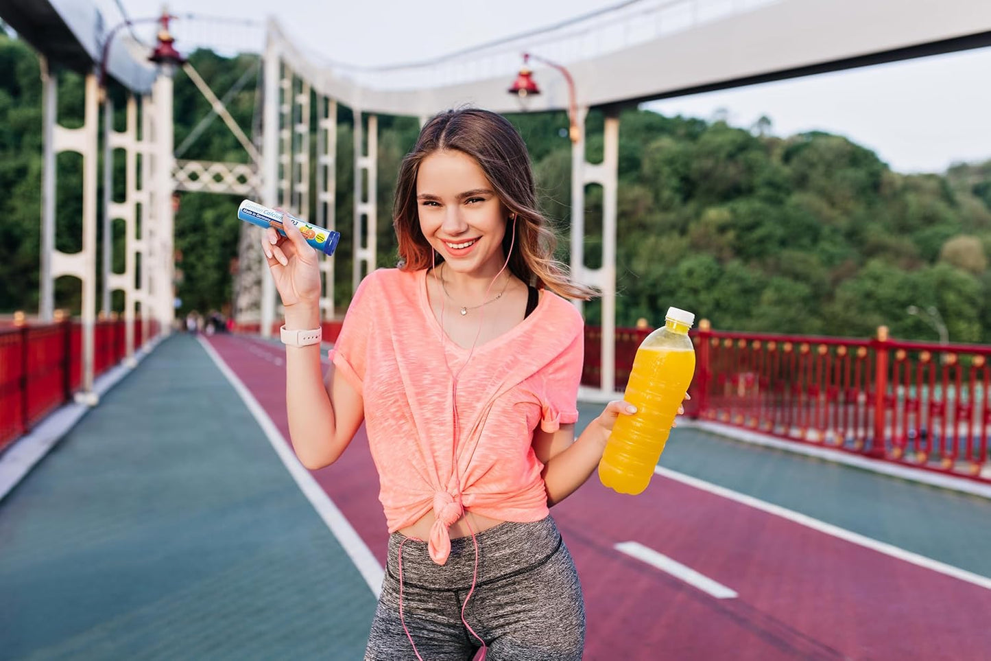 T&D Pharma German Calcium + Vitamin D Effervescent Tablets - 60 Servings Orange-Grapefruit Flavor - 500mg Calcium, 2.5μg Vitamin D3 - Made in Germany - High-Quality Bone Health Supplement