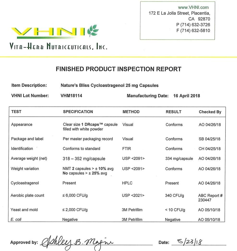 Telomere Support Supplement 25mg 99% Cycloastragenol & Astragalus Root Extract - Anti Aging, Immunity Boost - 90 Capsules, USA Made
