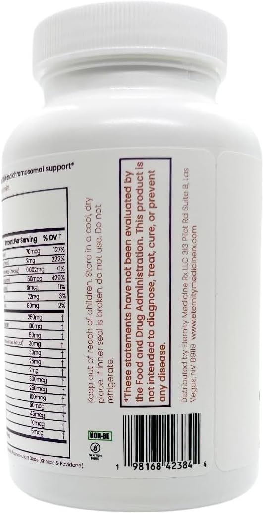 Telovite™ Multivitamin with Magnesium - Daily Comprehensive Health Supplement - 90 Capsules