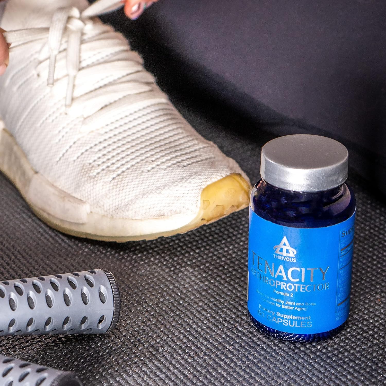 Tenacity Joint & Bone Function Supplement - Turmeric Curcumin, Boswellia, Vitamin D3, K2 MK7, Same - 60 Capsules