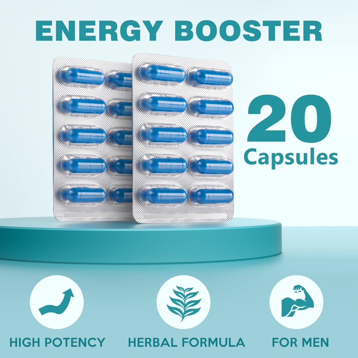 Teoxalqo Premium Nutrition Supplement for Enhanced Performance and Energy - 20 Capsules