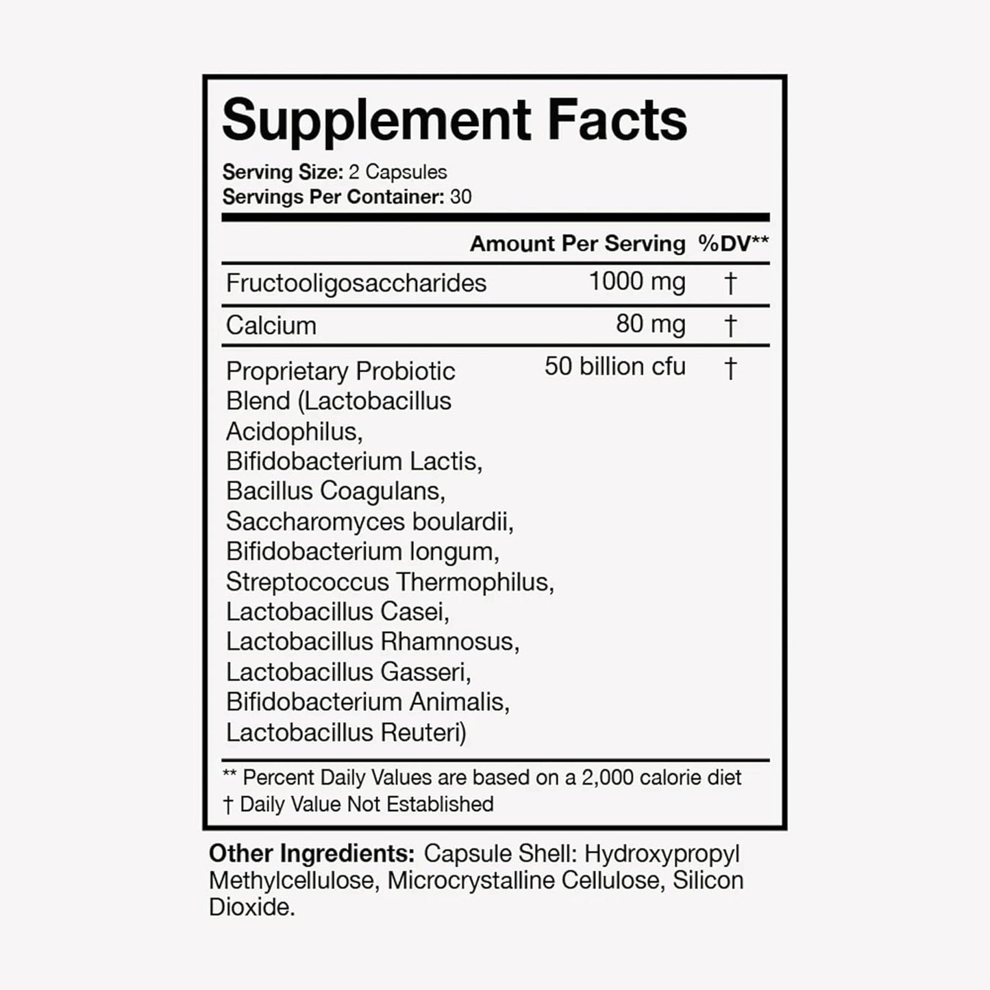 Terra Health Essentials Probiotic Supplement | 50 Billion CFU | Reduce Bloating & Gas, Boost Immunity | 30-Day Supply (60 Capsules)