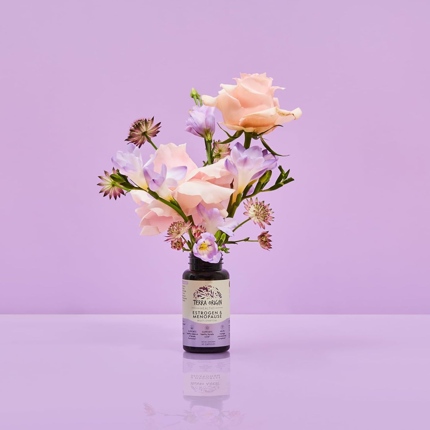 TERRA ORIGIN Menopause Support Supplement with BioPerine - 60 Veggie Caps - DIM, Black Cohosh, Dong Quai, Soy Iso, Chaste Tree Berry - Promotes Healthy Estrogen Levels, Hot Flashes, Night Sweats