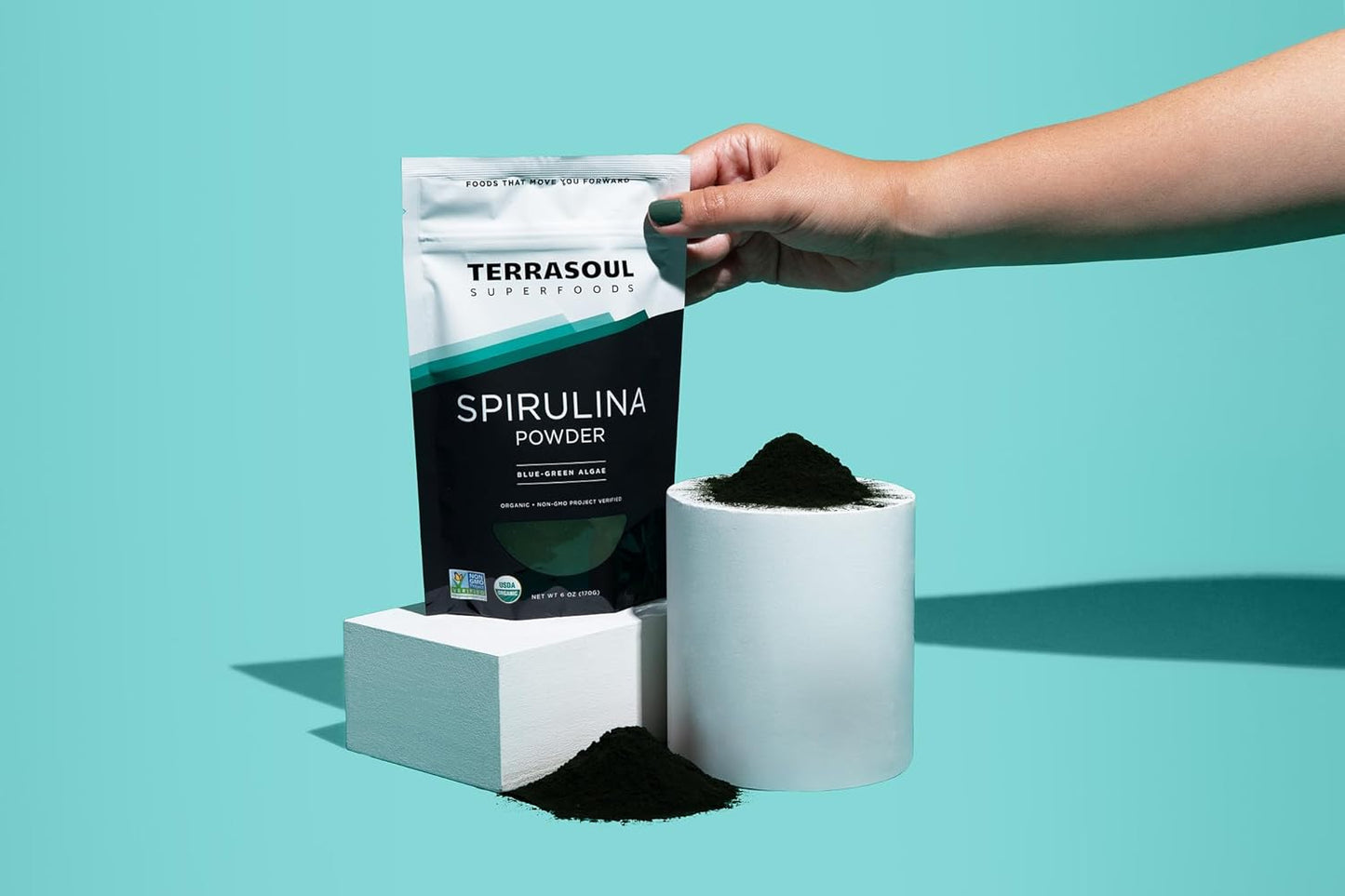 Terrasoul Superfoods Organic Spirulina Powder - 6 Oz Vegan Protein Superfood for Smoothies & Immune Support - BoostGo Australia