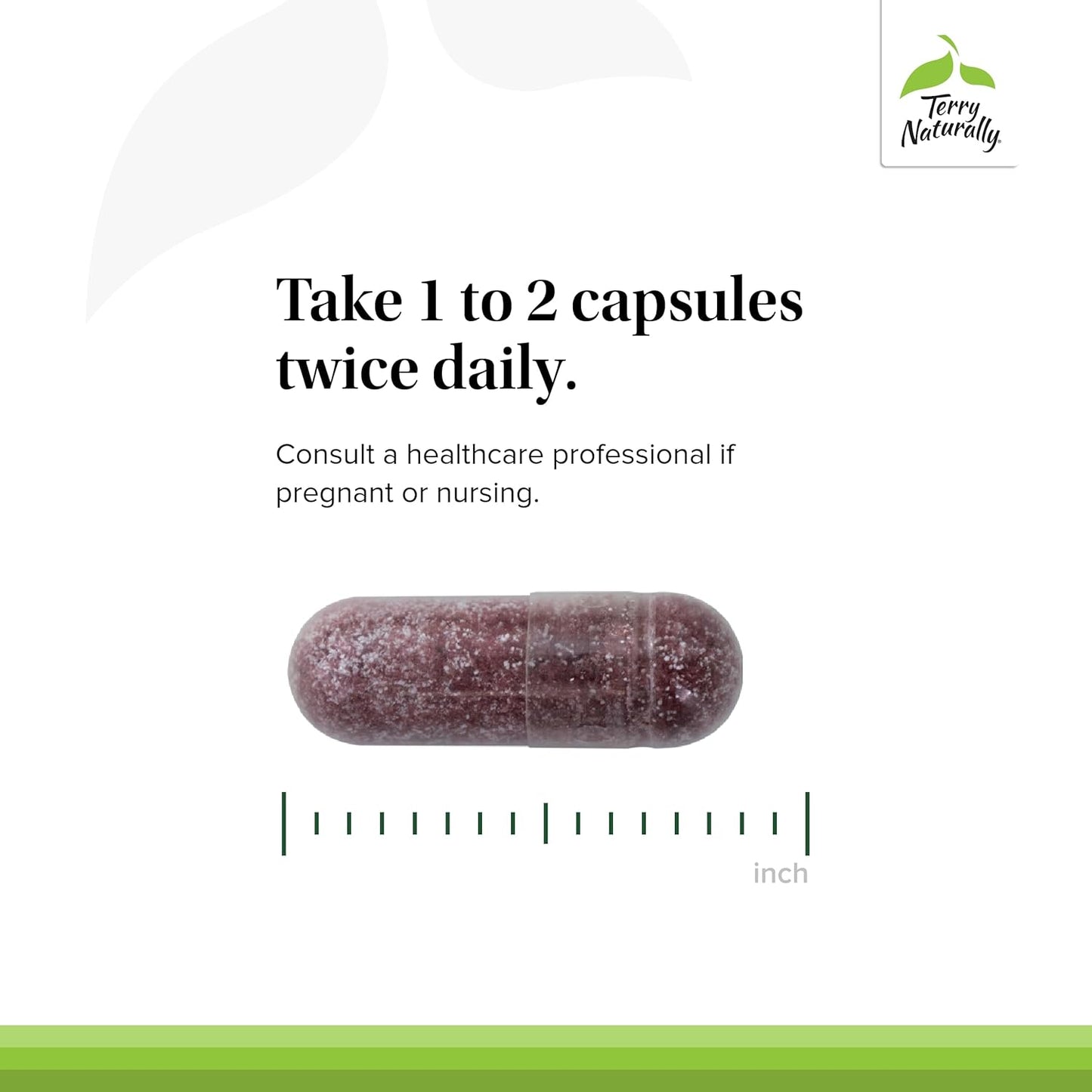 Terry Naturally Tart Cherry Capsules - Antioxidant Support for Healthy Uric Acid Balance & Joints - Dietary Supplement for Exercise Recovery - 120 Ct