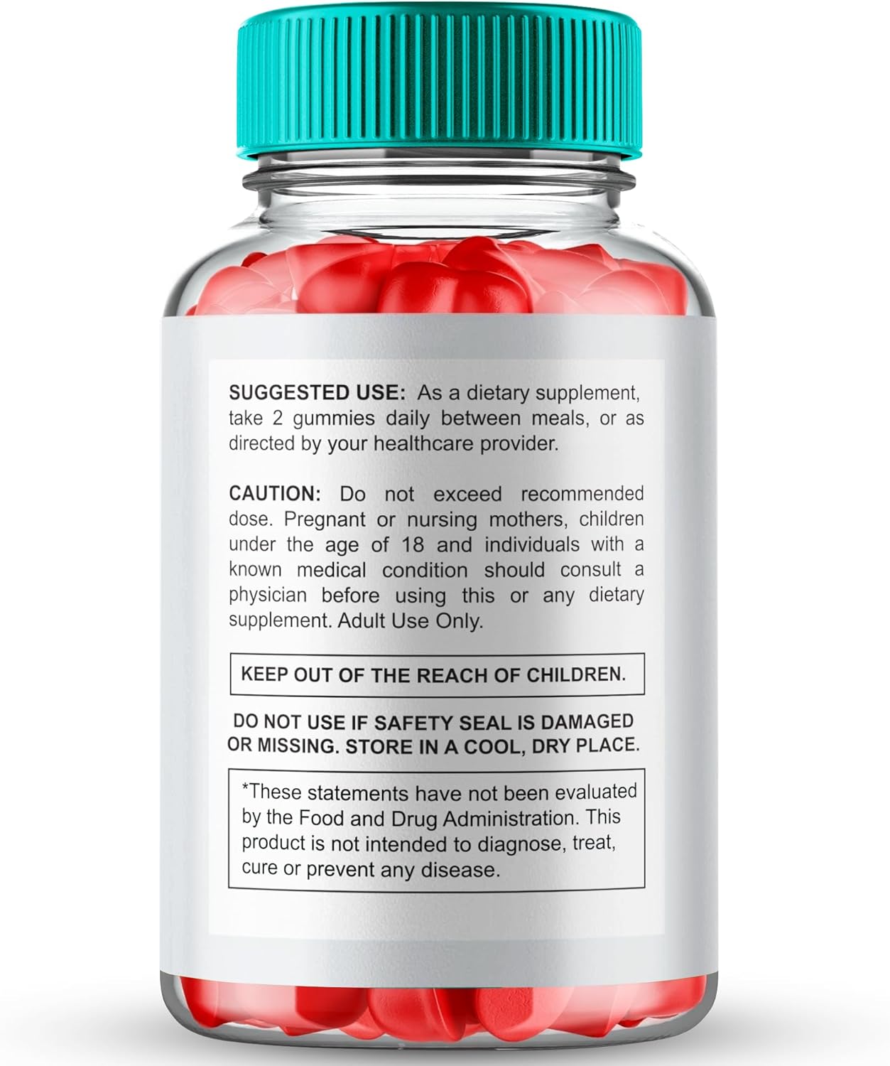 Tetraquel Keto ACV Gummies - Maximum Strength Supplement with All Natural Formula (60 Gummies)