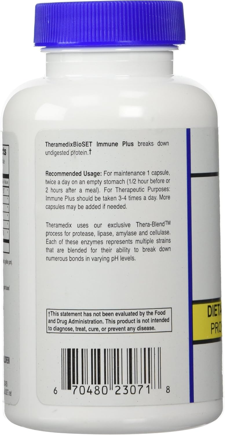 Theramedix BioSet Immune Support Supplement - 120 Vegetarian Capsules