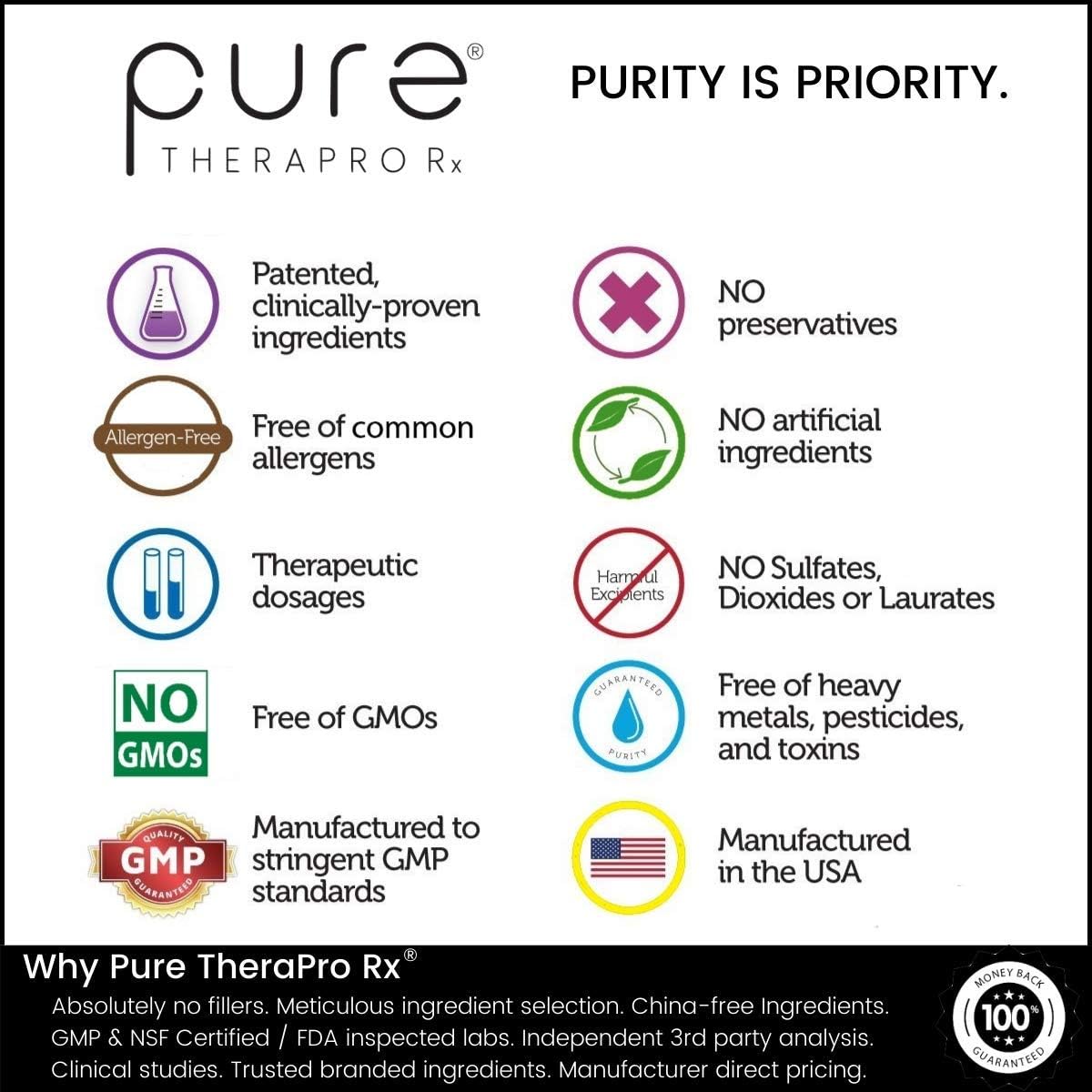 Therapro Rx Healthy Hormones, Hair, Skin & Nails Supplement Bundle - Pure Formula