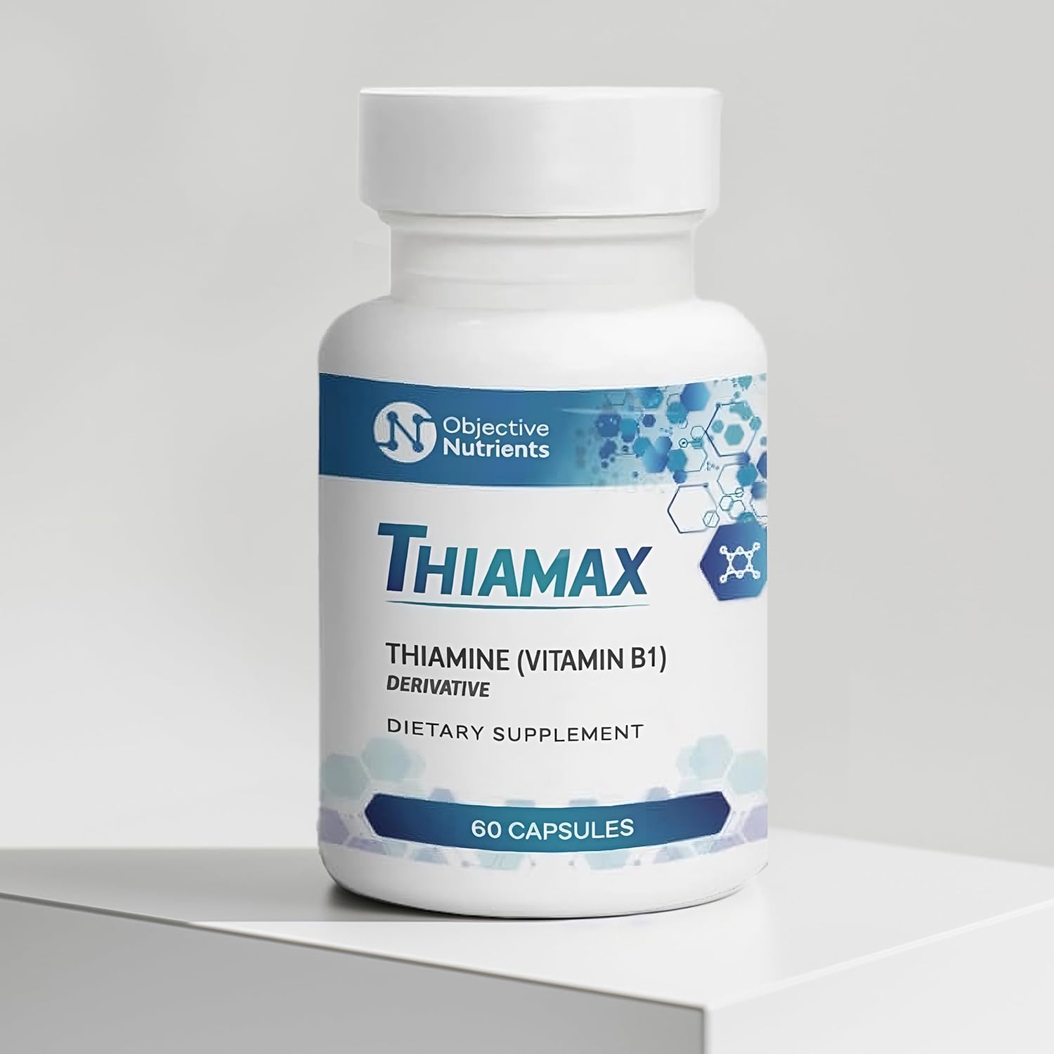 Thiamax Vitamin B1 Capsules - 100mg, 60 Count - Pure Thiamine TTFD Supplement without Fillers - BoostGo Australia