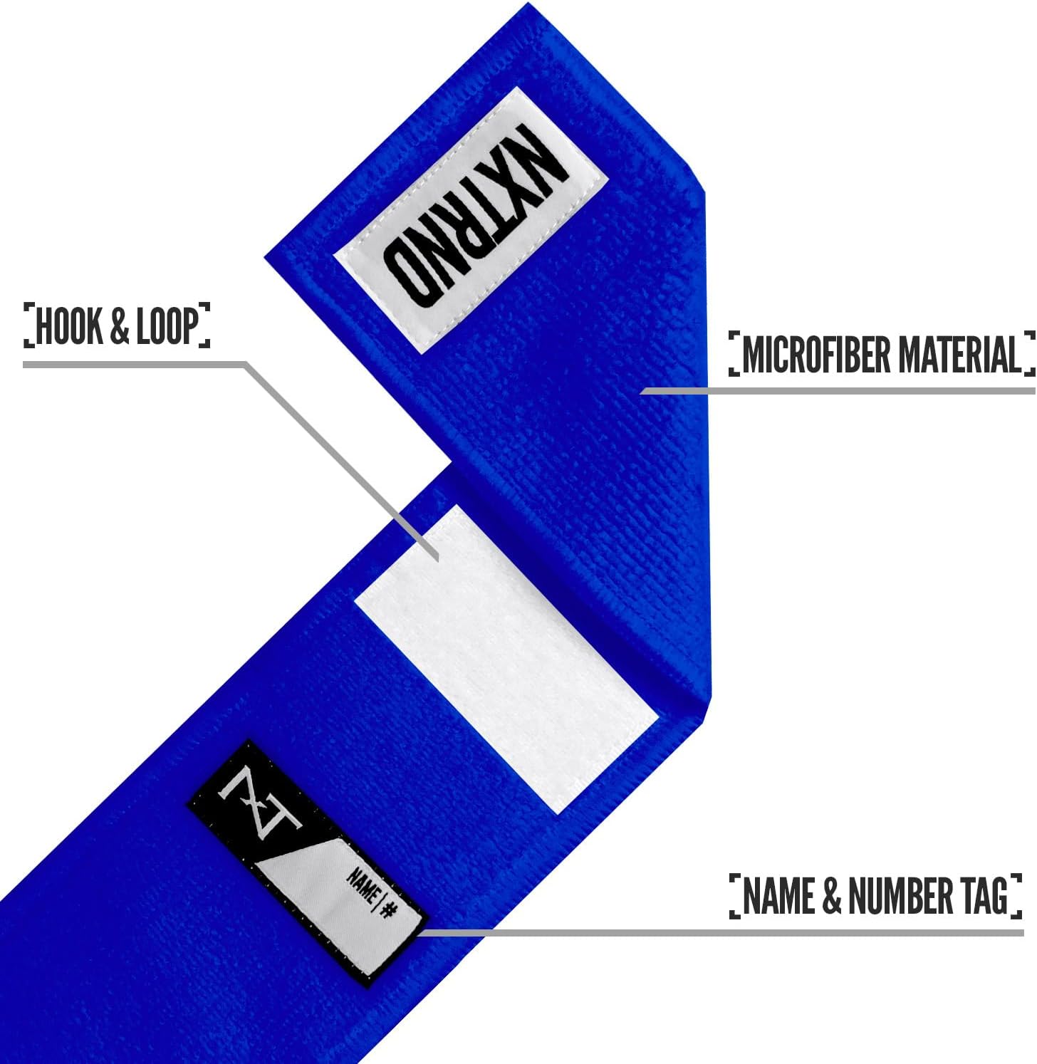 Thin Blue Nxtrnd Streamer Football Towel for Drying Hands & Accessories